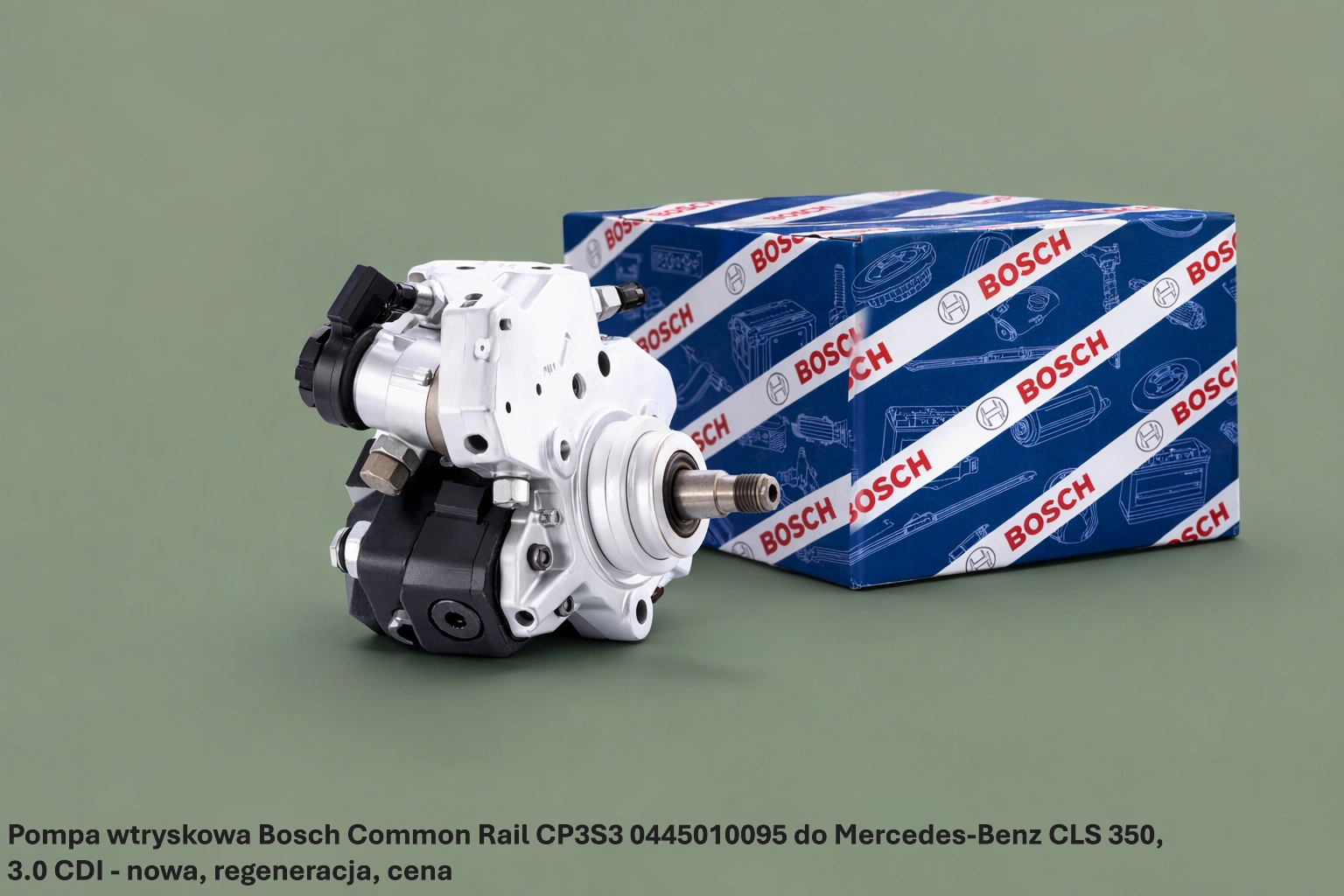 Pompa wtryskowa Bosch Common Rail CP3S3 0445010095 do Mercedes-Benz CLS 350, 3.0 CDI - nowa, regeneracja, cena