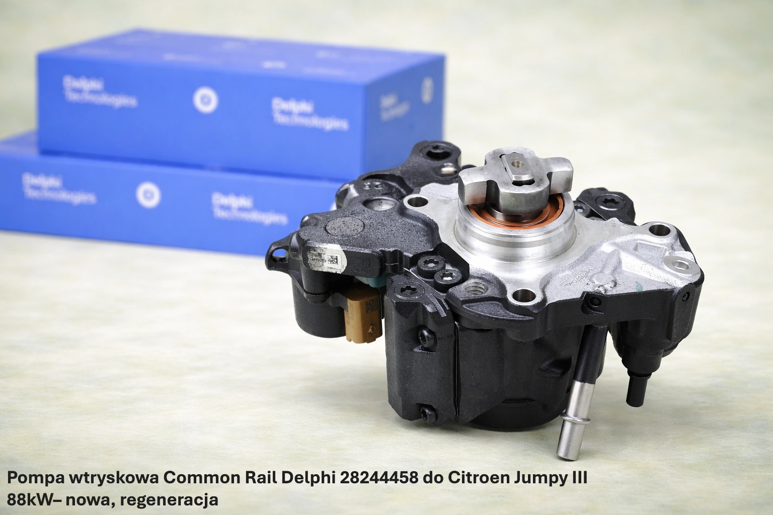 Pompa wtryskowa Common Rail Delphi 28244458 do Citroen Jumpy III 88kW Pompa wtryskowa Common Rail Delphi 28244458 do Citroen Jumpy III 88kW– nowa, regeneracja