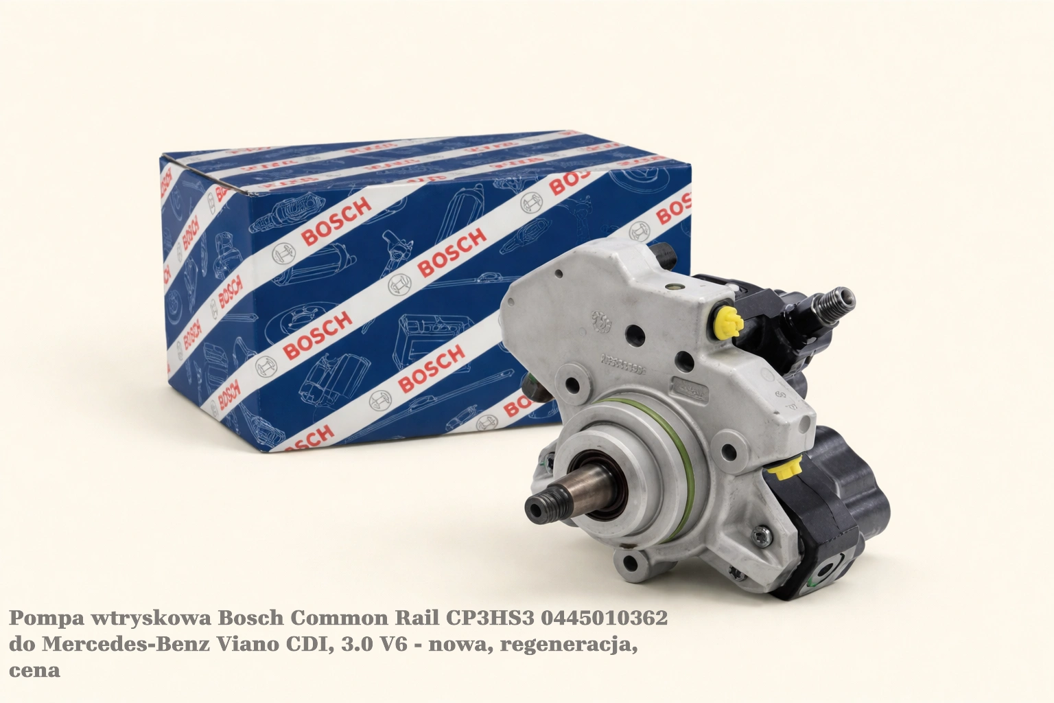 Pompa wtryskowa Bosch Common Rail CP3HS3 0445010362 do Mercedes-Benz Viano CDI, 3.0 V6 - nowa, regeneracja, cena