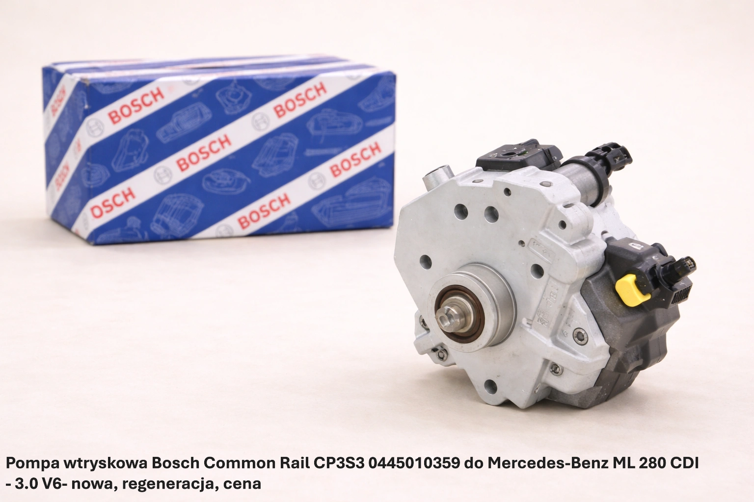Pompa wtryskowa Bosch Common Rail CP3S3 0445010359 do Mercedes-Benz ML 280 CDI - 3.0 V6 - nowa, regeneracja, cena
