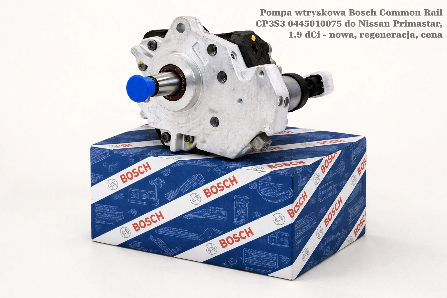 Pompa wtryskowa Bosch Common Rail CP3S3 0445010075 do Nissan Primastar, 1.9 dCi Pompa wtryskowa Bosch Common Rail CP3S3 0445010075 do Nissan Primastar, 1.9 dCi - nowa, regeneracja, cena