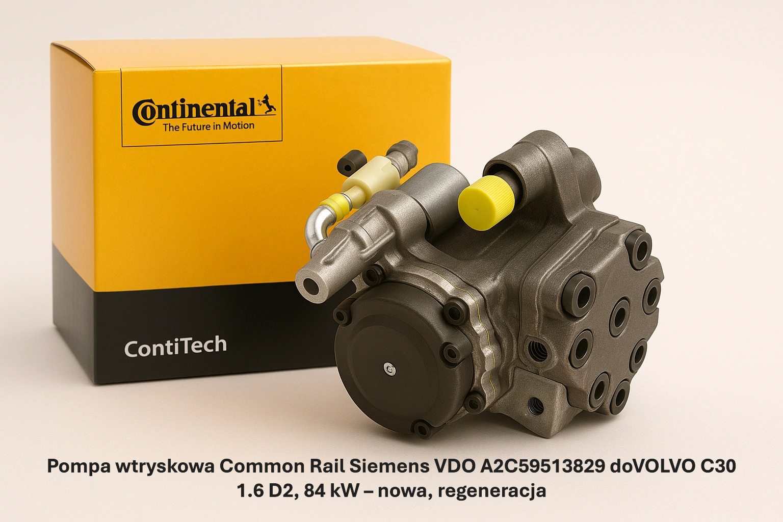 Pompa wtryskowa Common Rail Siemens VDO A2C59513829 doVOLVO C30 1.6 D2, 84 kW – nowa, regeneracja
