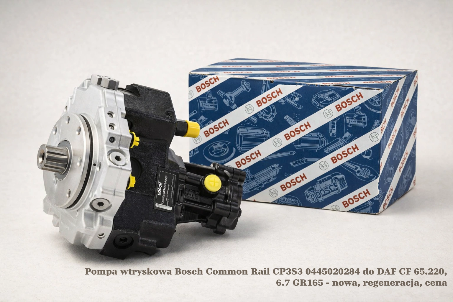 Pompa wtryskowa Bosch Common Rail CP3S3 0445020284 do DAF CF 65.220, 6.7 GR165 - nowa, regeneracja, cena