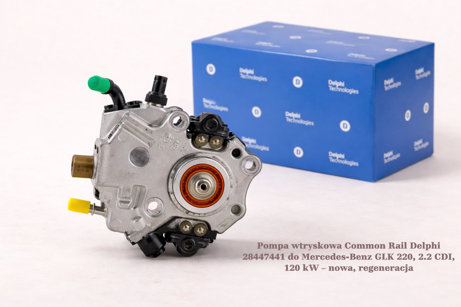 Pompa wtryskowa Common Rail Delphi 28447441 do Mercedes-Benz GLK 220, 2.2 CDI, 120 kW – nowa, regeneracja