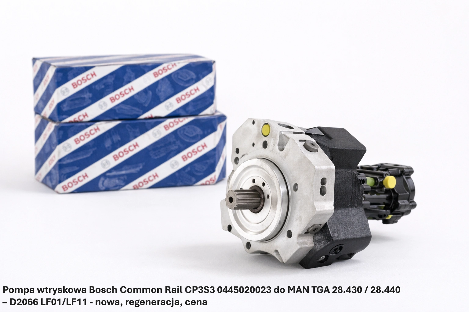 Pompa wtryskowa Bosch Common Rail CP3S3 0445020023 do MAN TGA 28.430 / 28.440 – D2066 LF01/LF11 Pompa wtryskowa Bosch Common Rail CP3S3 0445020023 do MAN TGA 28.430 / 28.440 – D2066 LF01/LF11 - nowa, regeneracja, cena