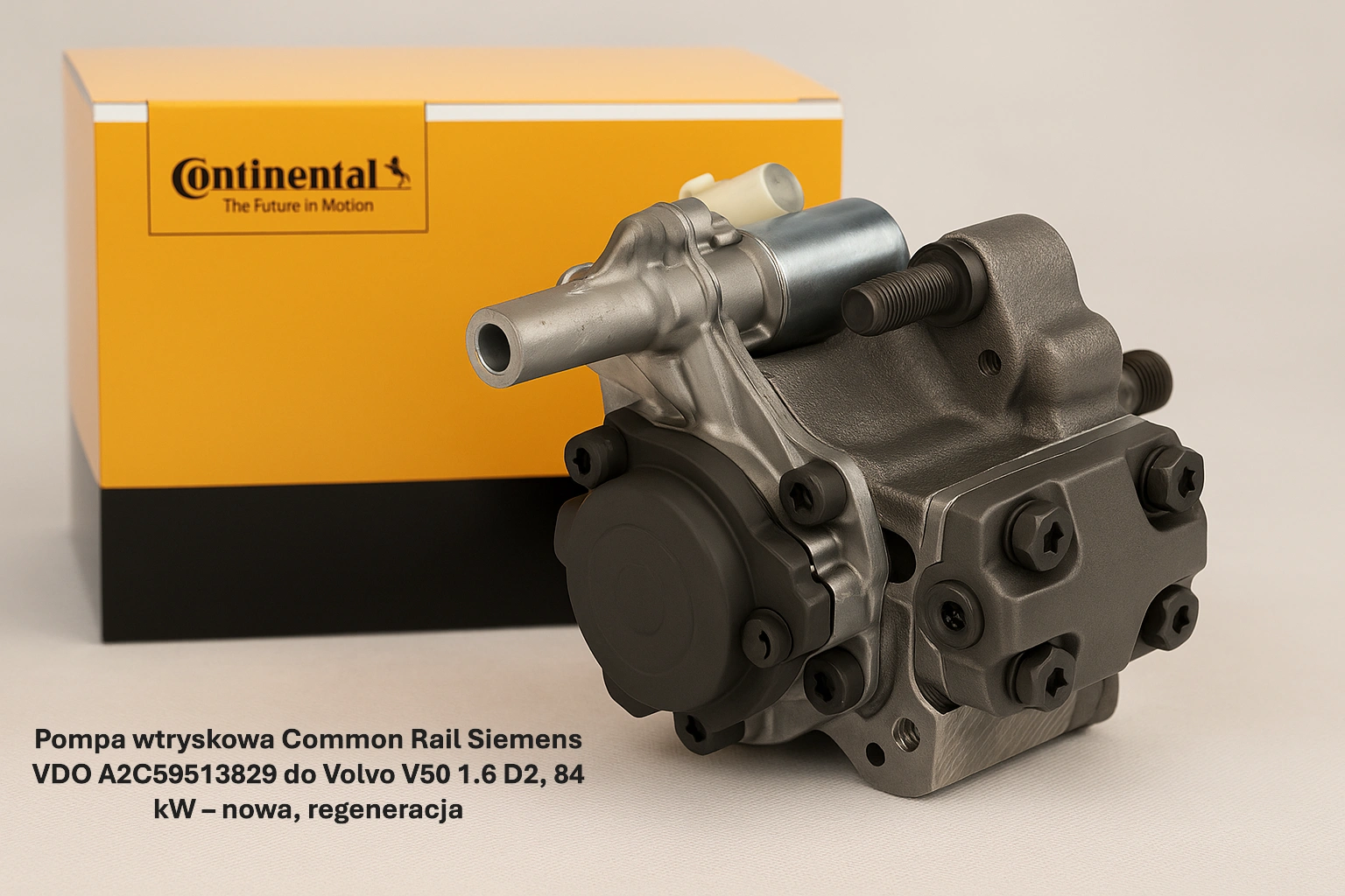 Pompa wtryskowa Common Rail Siemens VDO A2C59513829 do Volvo V50 1.6 D2, 84 kW – nowa, regeneracja