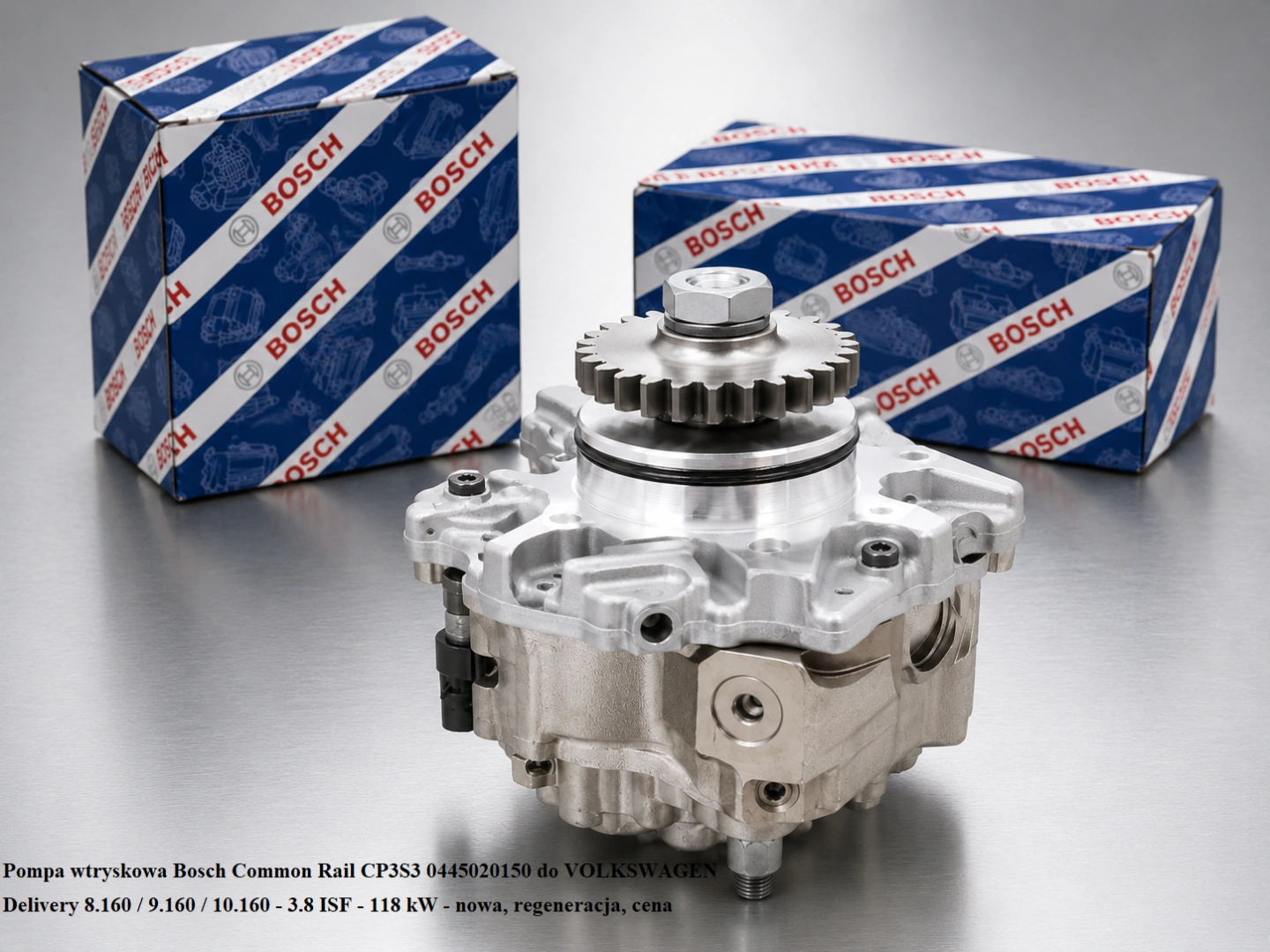Pompa wtryskowa Bosch Common Rail CP3S3 0445020150 do VOLKSWAGEN Delivery 8.160 / 9.160 / 10.160 - 3.8 ISF - 118 kW Pompa wtryskowa Bosch Common Rail CP3S3 0445020150 do VOLKSWAGEN Delivery 8.160 / 9.160 / 10.160 - 3.8 ISF - 118 kW - nowa, regeneracja, cena