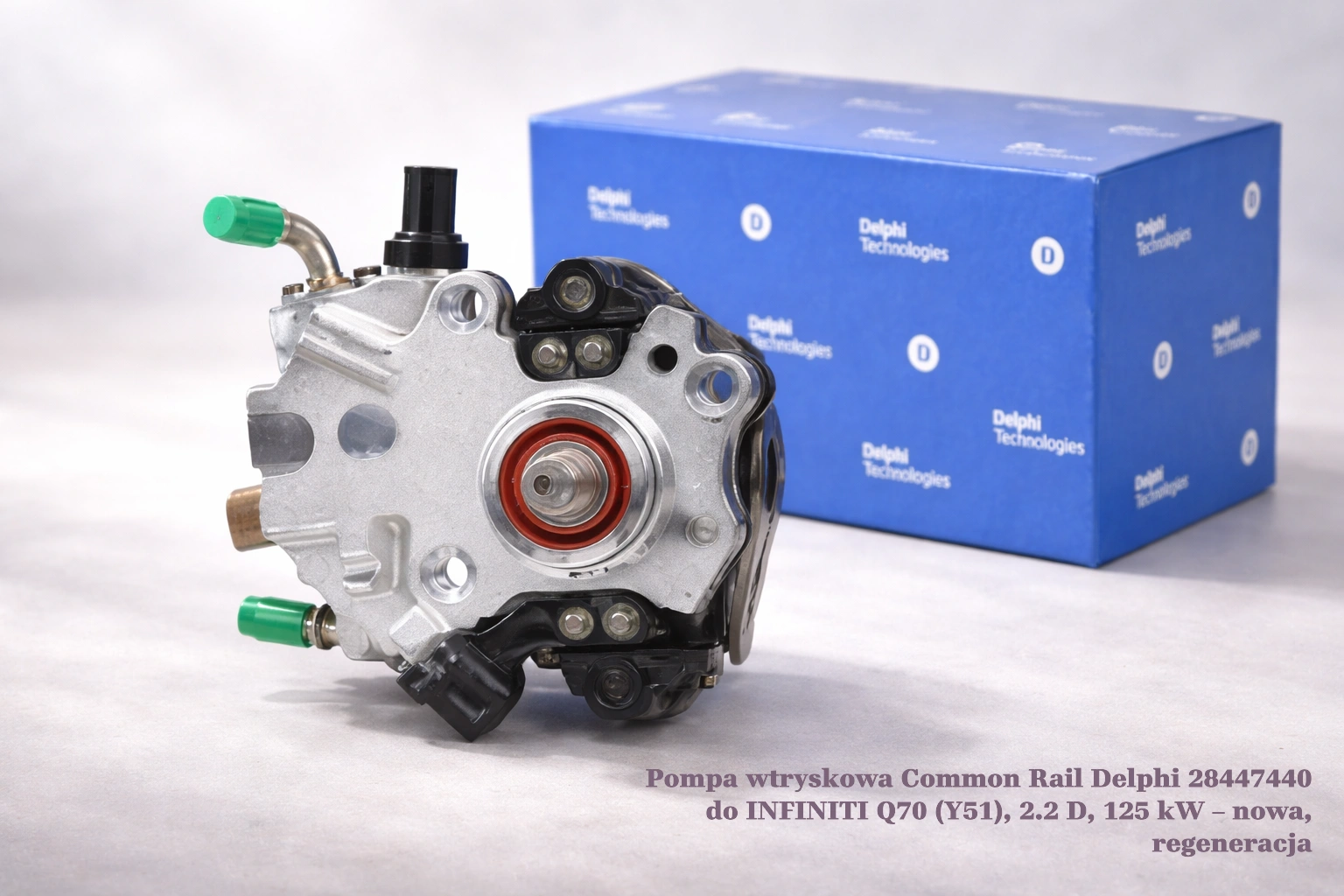 Pompa wtryskowa Common Rail Delphi 28447440 do INFINITI Q70 (Y51), 2.2 D, 125 kW – nowa, regeneracja