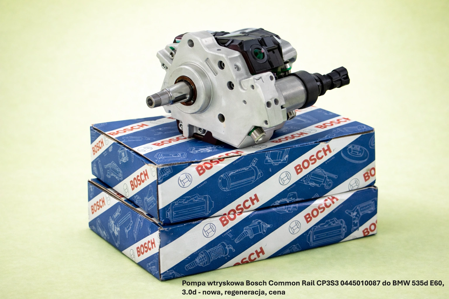 Pompa wtryskowa Bosch Common Rail CP3S3 0445010087 do BMW 535d E60, 3.0d - nowa, regeneracja, cena Pompa wtryskowa Bosch Common Rail CP3S3 0445010087 do BMW 535d E60, 3.0d - nowa, regeneracja, cena