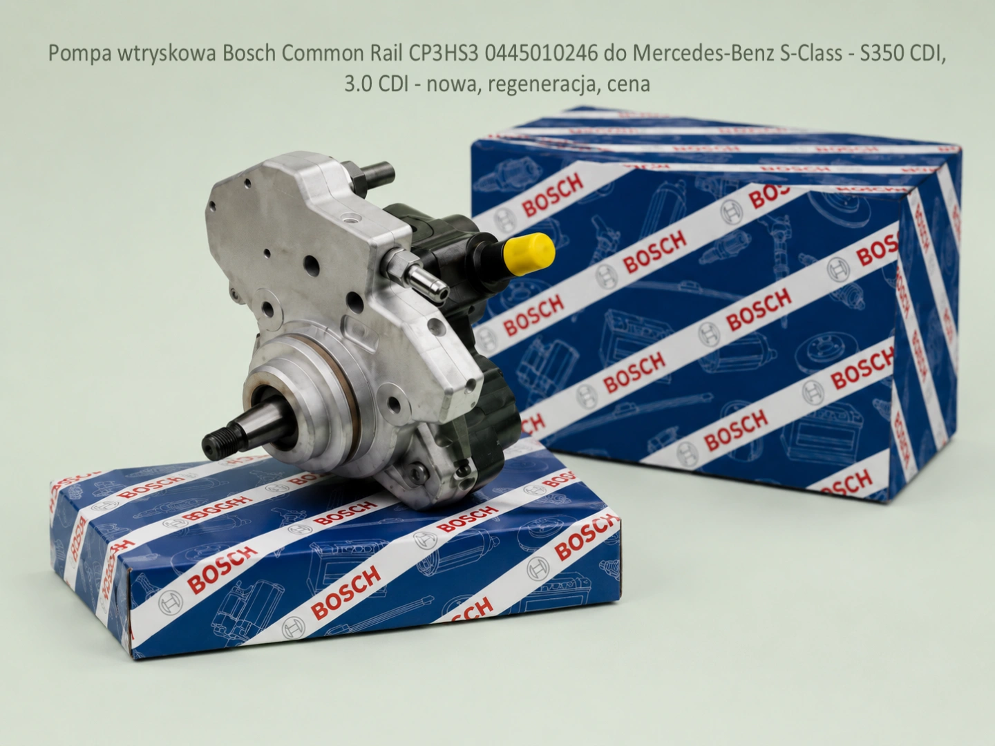 Pompa wtryskowa Bosch Common Rail CP3HS3 0445010246 do Mercedes-Benz S-Class - S350 CDI, 3.0 CDI Pompa wtryskowa Bosch Common Rail CP3HS3 0445010246 do Mercedes-Benz S-Class - S350 CDI, 3.0 CDI - nowa, regeneracja, cena