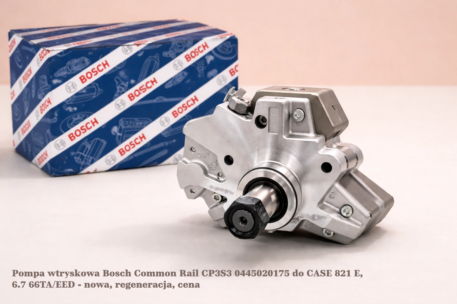Pompa wtryskowa Bosch Common Rail CP3S3 0445020175 do CASE 821 E, 6.7 66TA/EED - nowa, regeneracja, cena