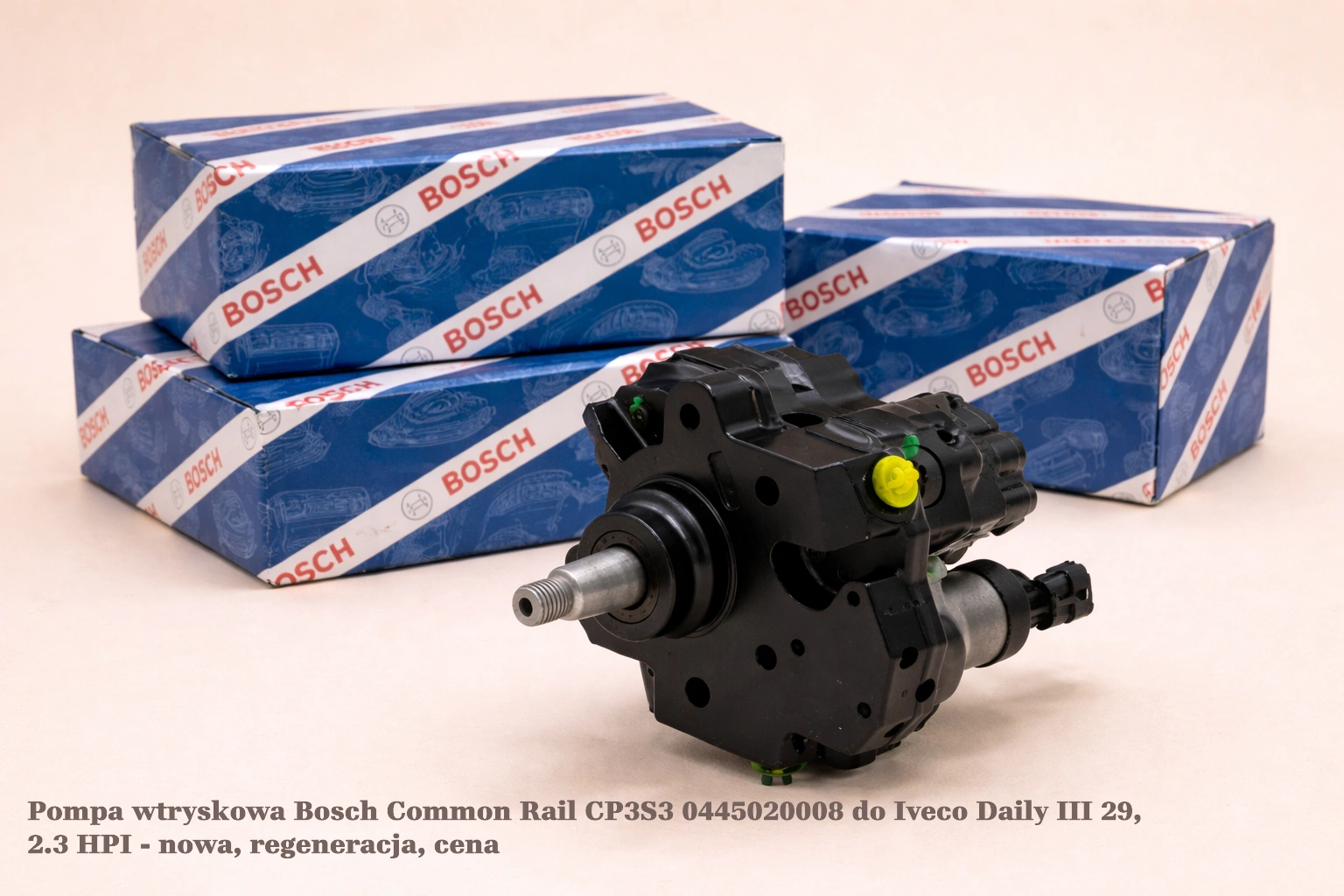 Pompa wtryskowa Bosch Common Rail CP3S3 0445020008 do Iveco Daily III 29, 2.3 HPI - nowa, regeneracja, cena