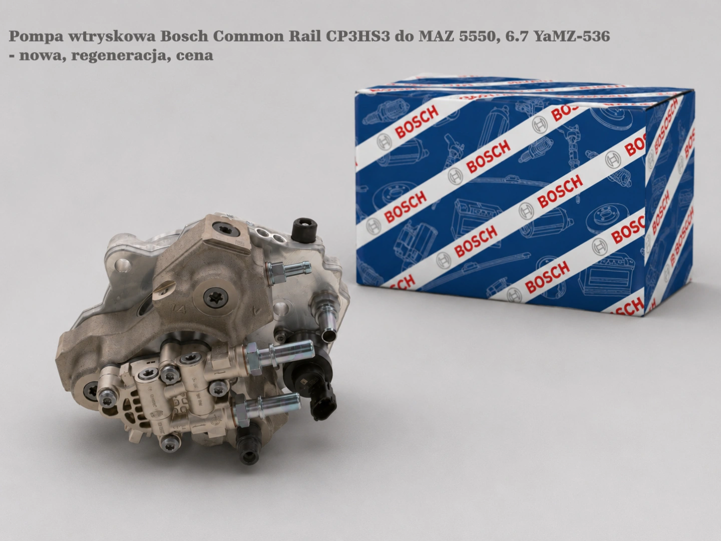 Pompa wtryskowa Bosch Common Rail CP3HS3 do MAZ 5550, 6.7 YaMZ-536 - nowa, regeneracja, cena