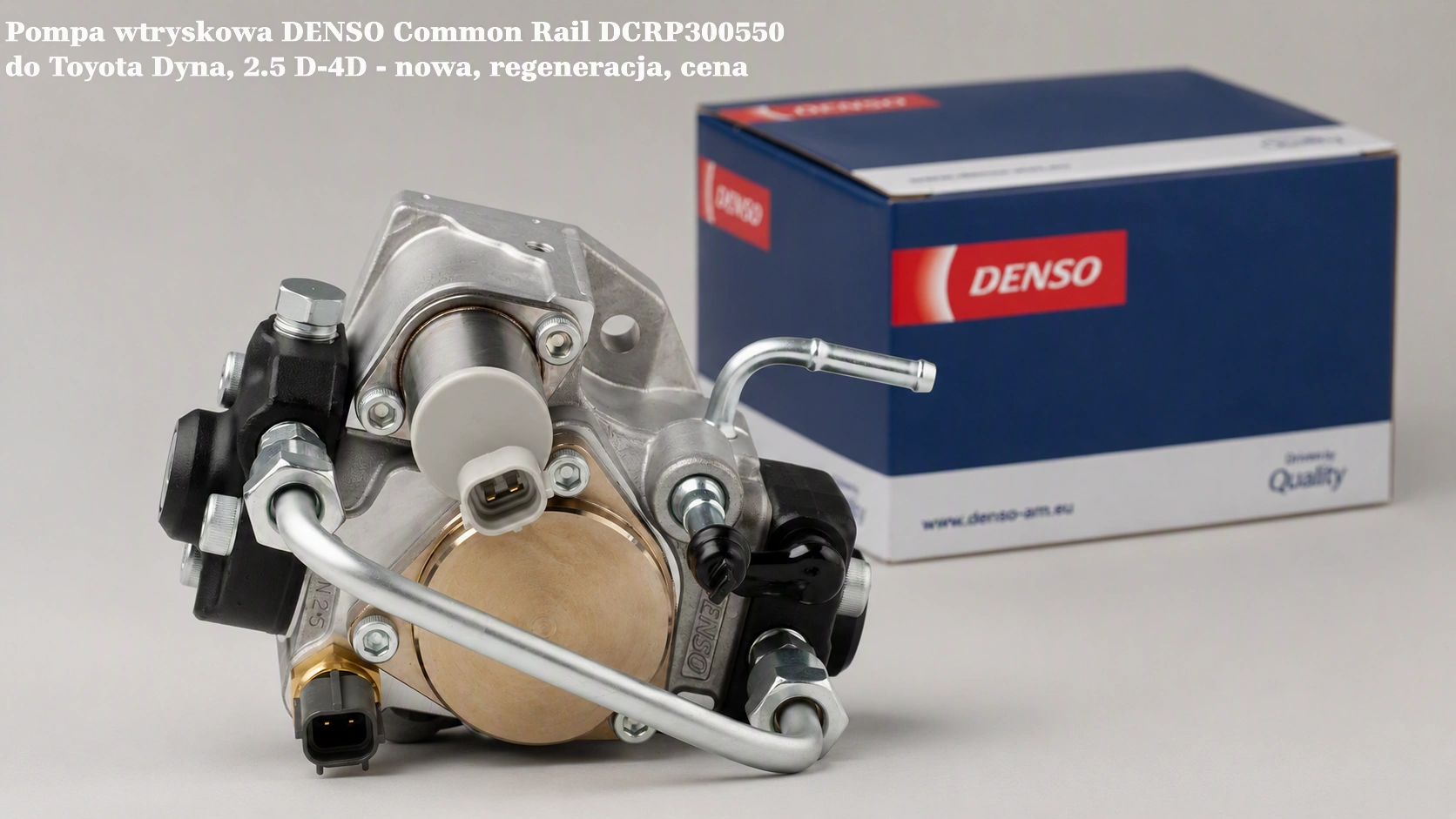 Pompa wtryskowa DENSO Common Rail DCRP300550 do Toyota Dyna, 2.5 D-4D - nowa, regeneracja, cena
