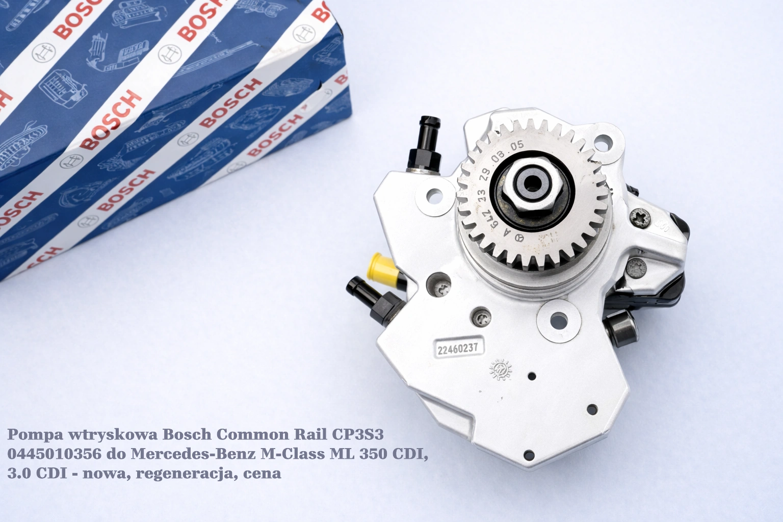 Pompa wtryskowa Bosch Common Rail CP3S3 0445010356 do Mercedes-Benz M-Class ML 350 CDI, 3.0 CDI Pompa wtryskowa Bosch Common Rail CP3S3 0445010356 do Mercedes-Benz M-Class ML 350 CDI, 3.0 CDI - nowa, regeneracja, cena