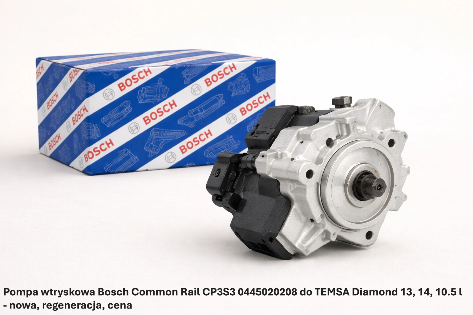 Pompa wtryskowa Bosch Common Rail CP3S3 0445020208 do TEMSA Diamond 13, 14, 10.5 l - nowa, regeneracja, cena