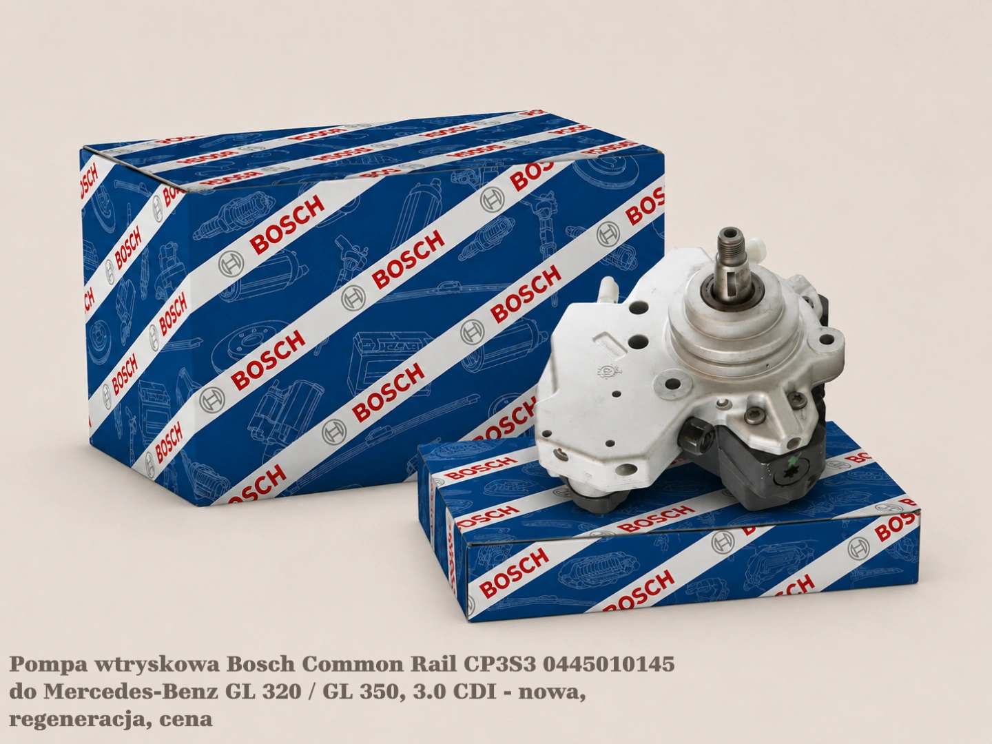 Pompa wtryskowa Bosch Common Rail CP3S3 0445010145 do Mercedes-Benz GL 320 / GL 350, 3.0 CDI