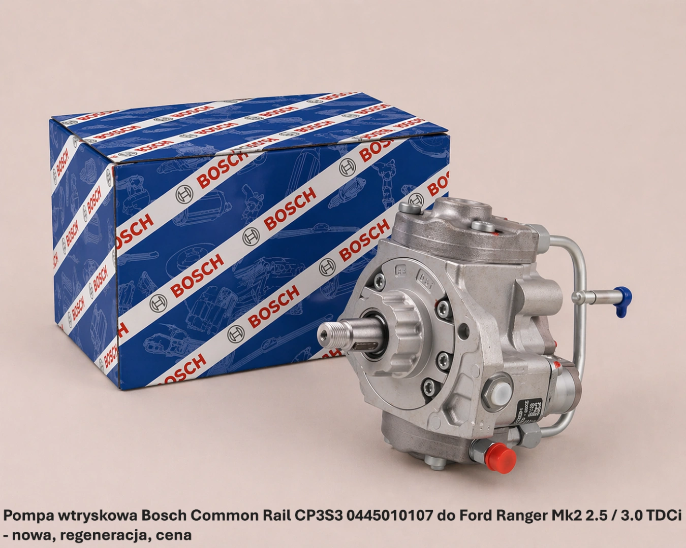 Pompa wtryskowa Bosch Common Rail CP3S3 0445010107 do Ford Ranger Mk2 2.5 / 3.0 TDCi - nowa, regeneracja, cena