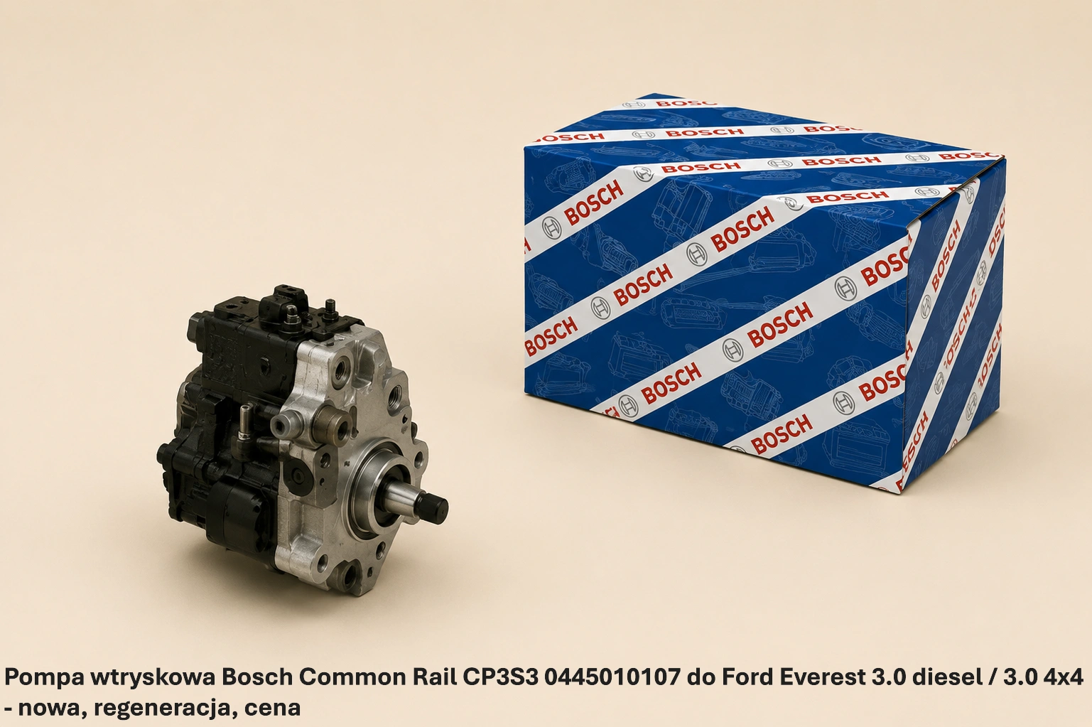 Pompa wtryskowa Bosch Common Rail CP3S3 0445010107 do Ford Everest 3.0 diesel / 3.0 4x4 - nowa, regeneracja, cena