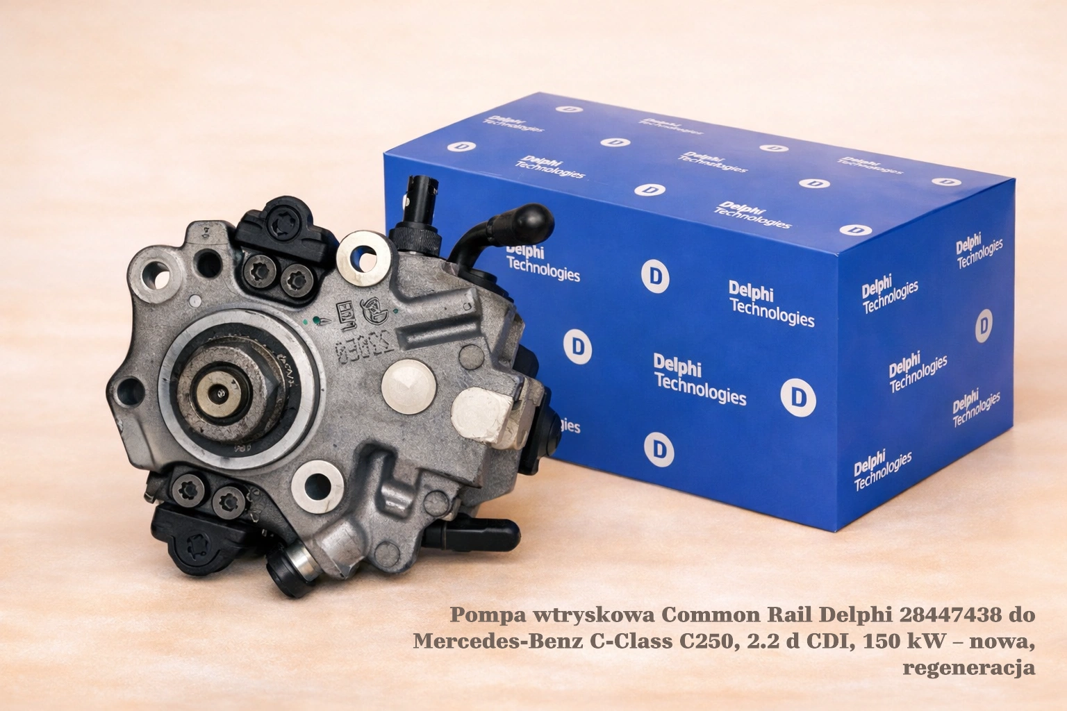 Pompa wtryskowa Common Rail Delphi 28447438 do Mercedes-Benz C-Class C250, 2.2 d CDI, 150 kW – nowa, regeneracja