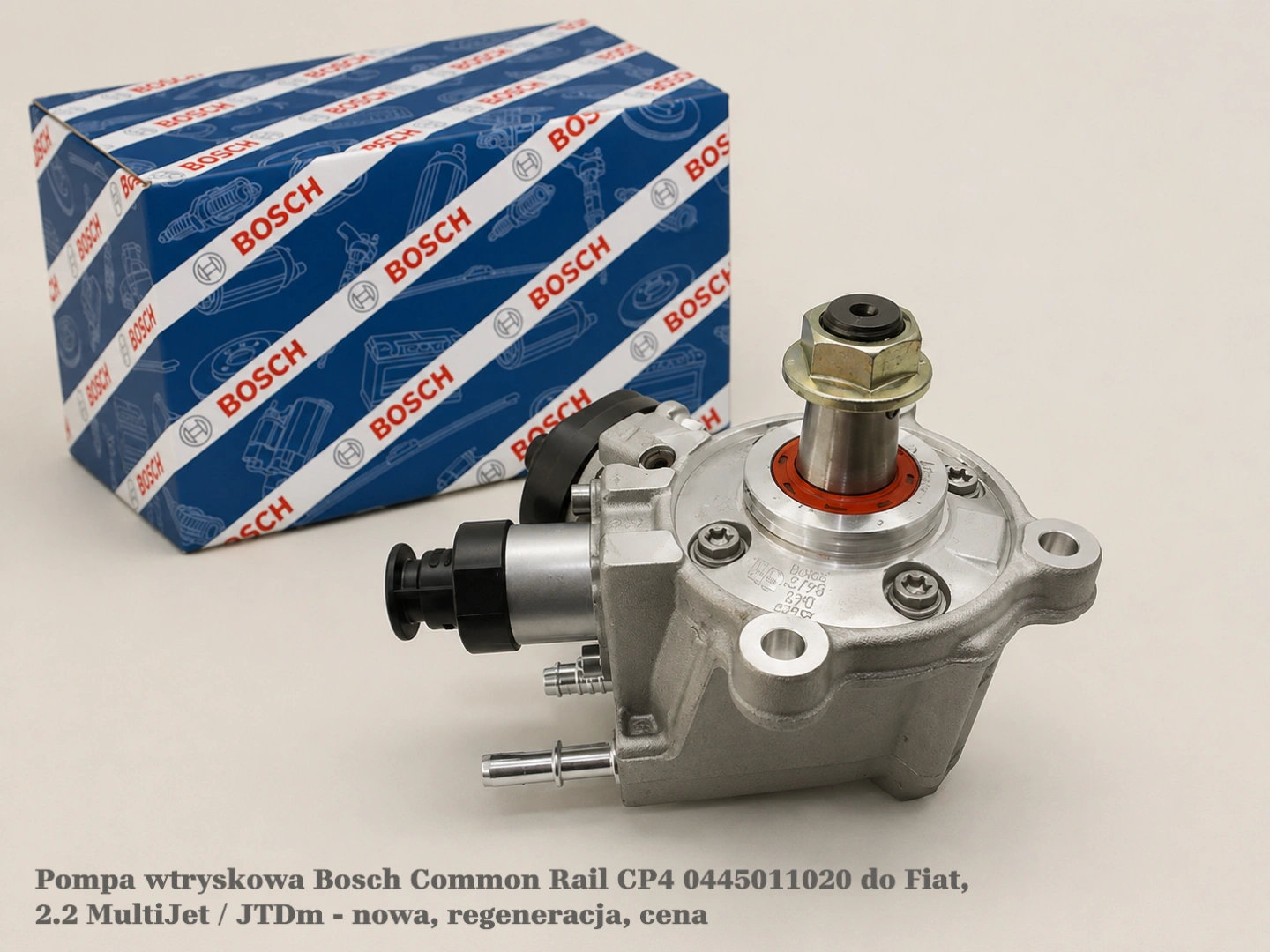 Pompa wtryskowa Bosch Common Rail CP4 0445011020 do Fiat, 2.2 MultiJet / JTDm - nowa, regeneracja, cena
