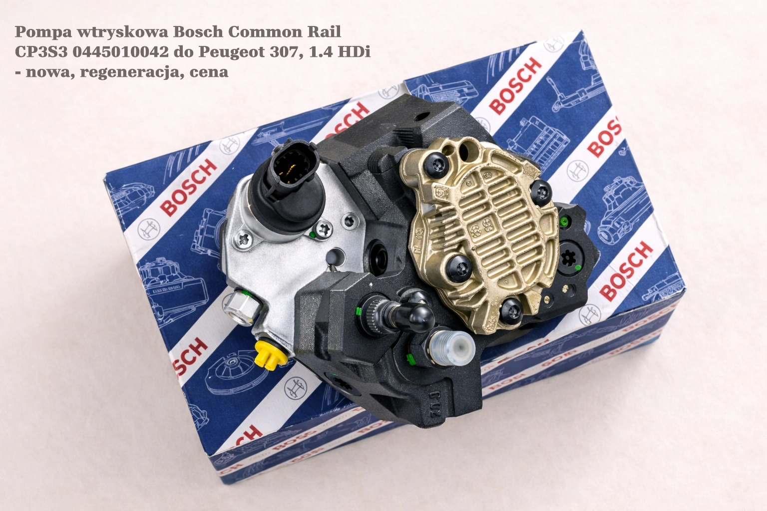 Pompa wtryskowa Bosch Common Rail CP3S3 0445010042 do Peugeot 307, 1.4 HDi Pompa wtryskowa Bosch Common Rail CP3S3 0445010042 do Peugeot 307, 1.4 HDi- nowa, regeneracja, cena