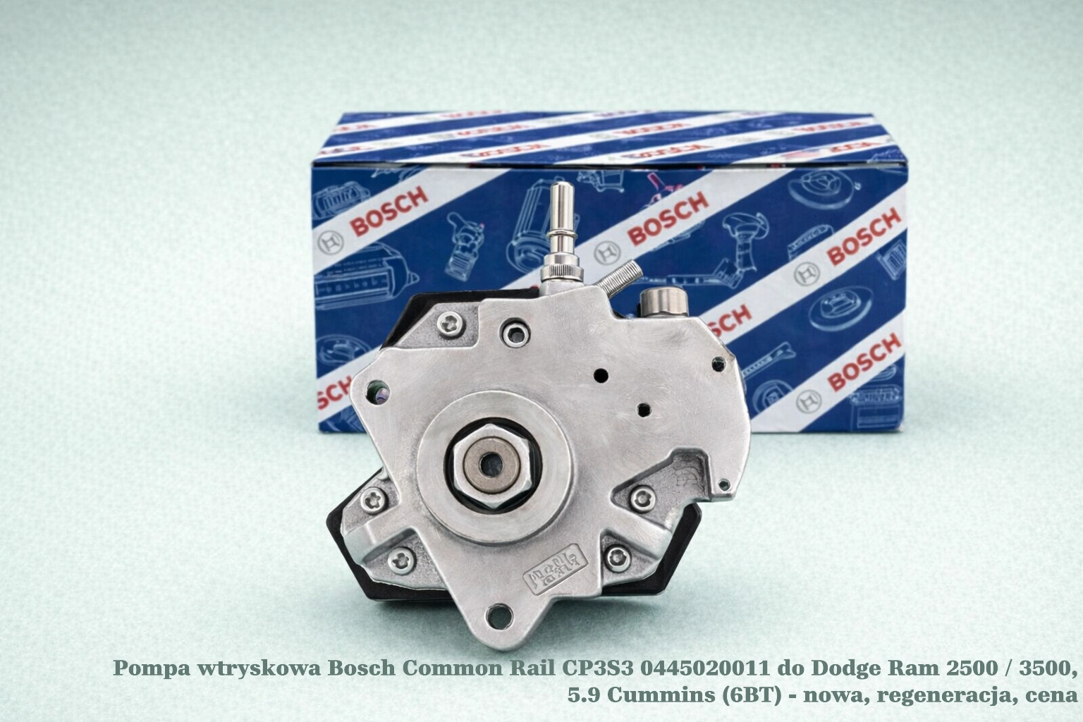 Pompa wtryskowa Bosch Common Rail CP3S3 0445020011 do Dodge Ram 2500 / 3500, 5.9 Cummins (6BT) - nowa, regeneracja, cena