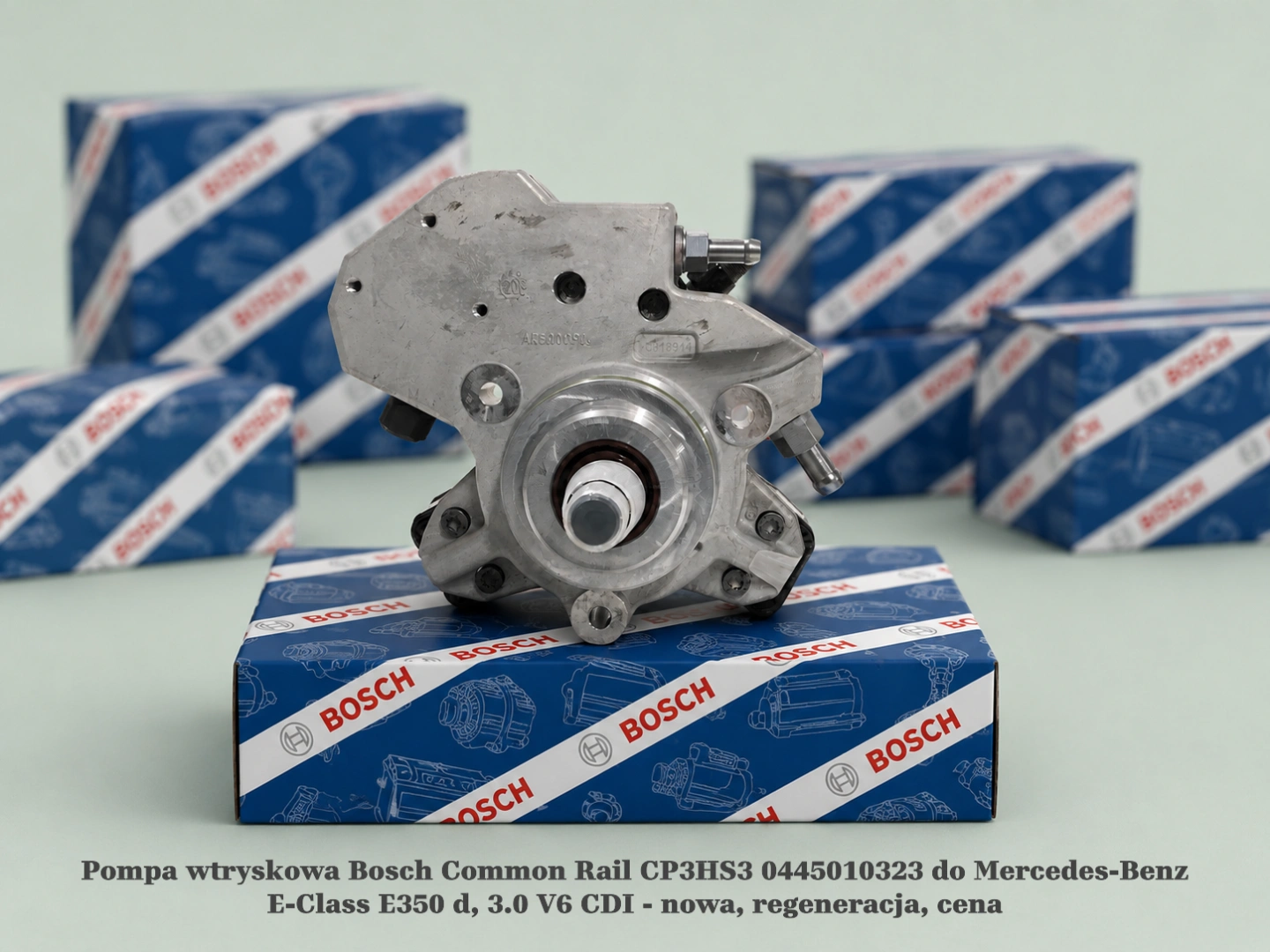 Pompa wtryskowa Bosch Common Rail CP3HS3 0445010323 do Mercedes-Benz E-Class E350 d, 3.0 V6 CDI - nowa, regeneracja, cena