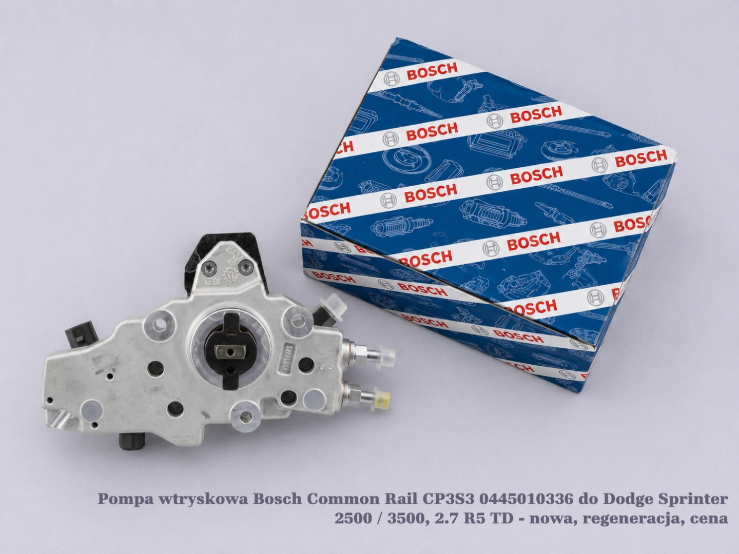 Pompa wtryskowa Bosch Common Rail CP3S3 0445010336 do Dodge Sprinter 2500 / 3500, 2.7 R5 TD - nowa, regeneracja, cena