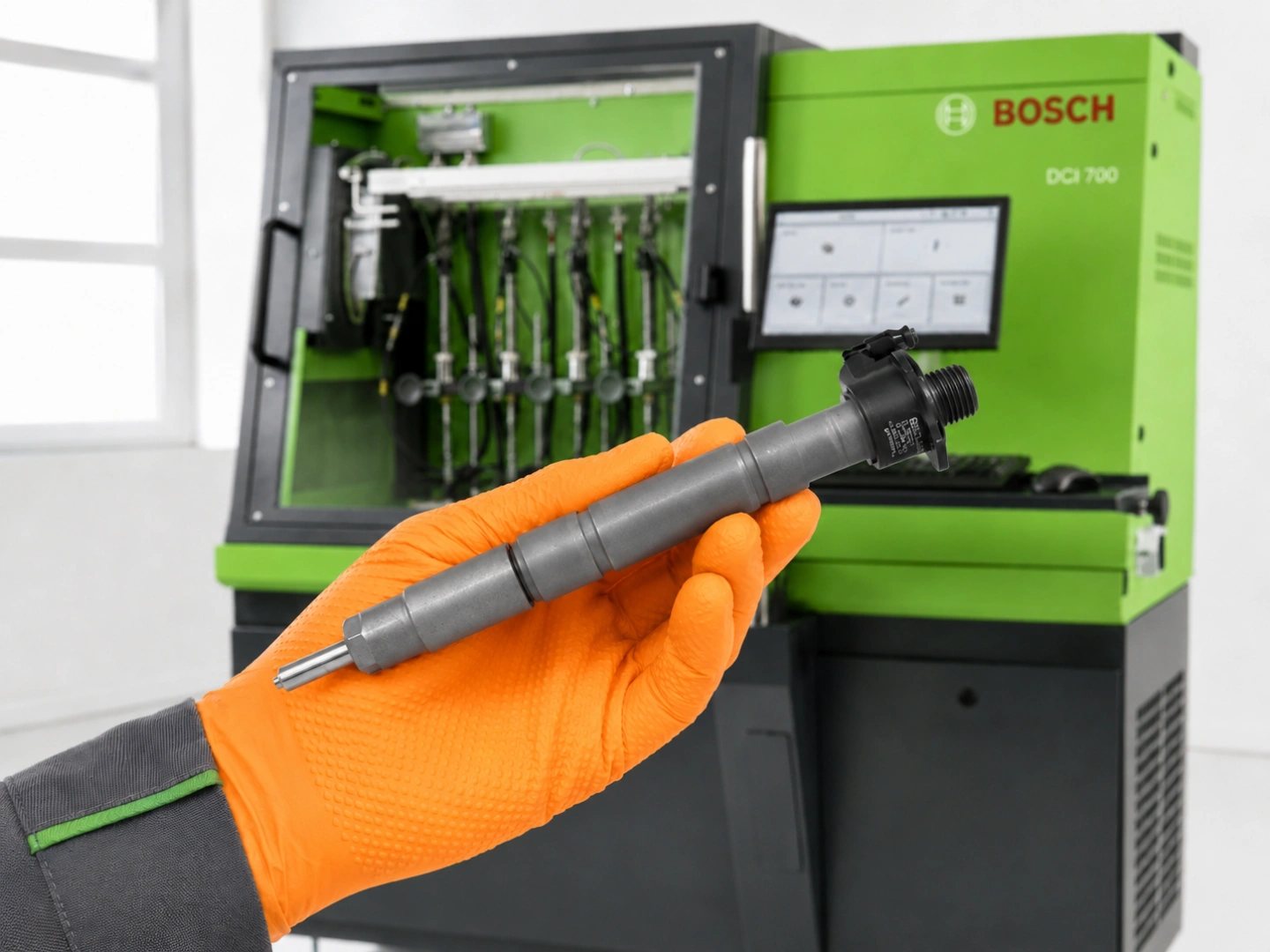 Diagnostyka wtryskiwaczy Bosch Common Rail Stanowisko probiercze do testowania wtryskiwaczy Bosch Common Rail