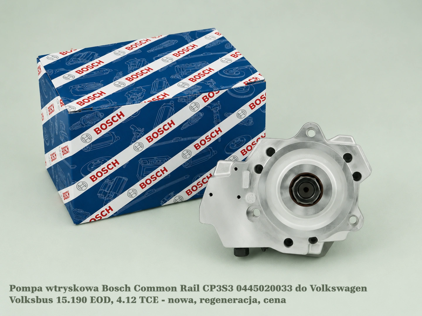 Pompa wtryskowa Bosch Common Rail CP3S3 0445020033 do Volkswagen Volksbus 15.190 EOD, 4.12 TCE