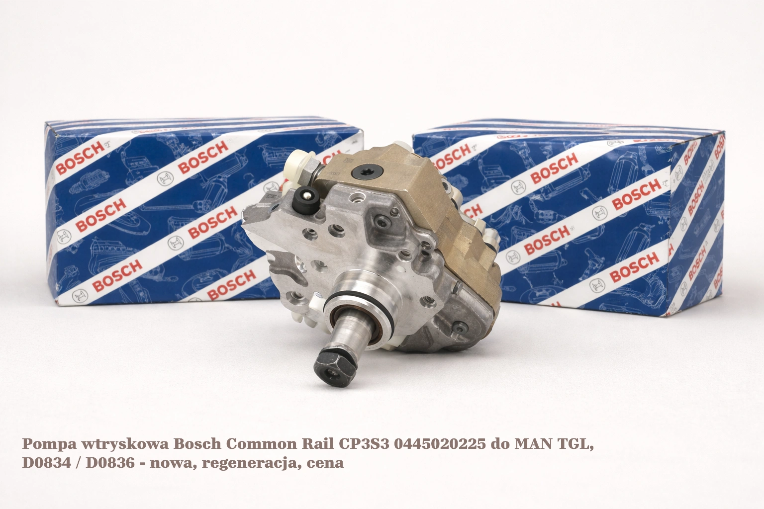 Pompa wtryskowa Bosch Common Rail CP3S3 0445020225 do MAN TGL, D0834 / D0836 - nowa, regeneracja, cena