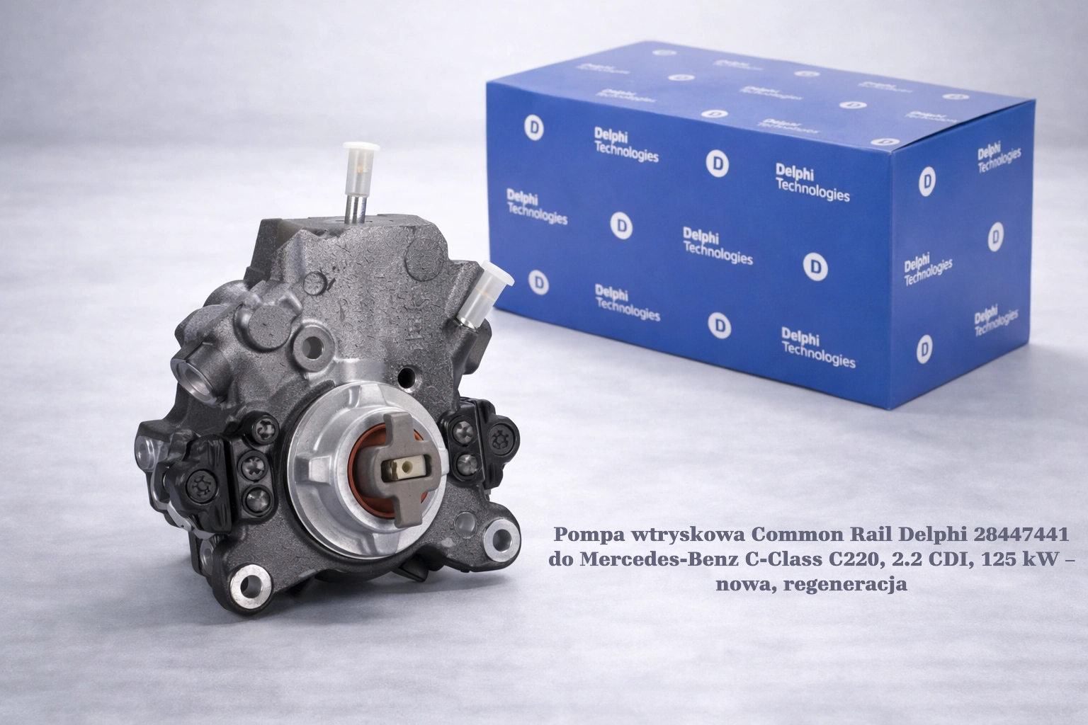 Pompa wtryskowa Common Rail Delphi 28447441 do Mercedes-Benz C-Class C220, 2.2 CDI, 125 kW Pompa wtryskowa Common Rail Delphi 28447441 do Mercedes-Benz C-Class C220, 2.2 CDI, 125 kW – nowa, regeneracja