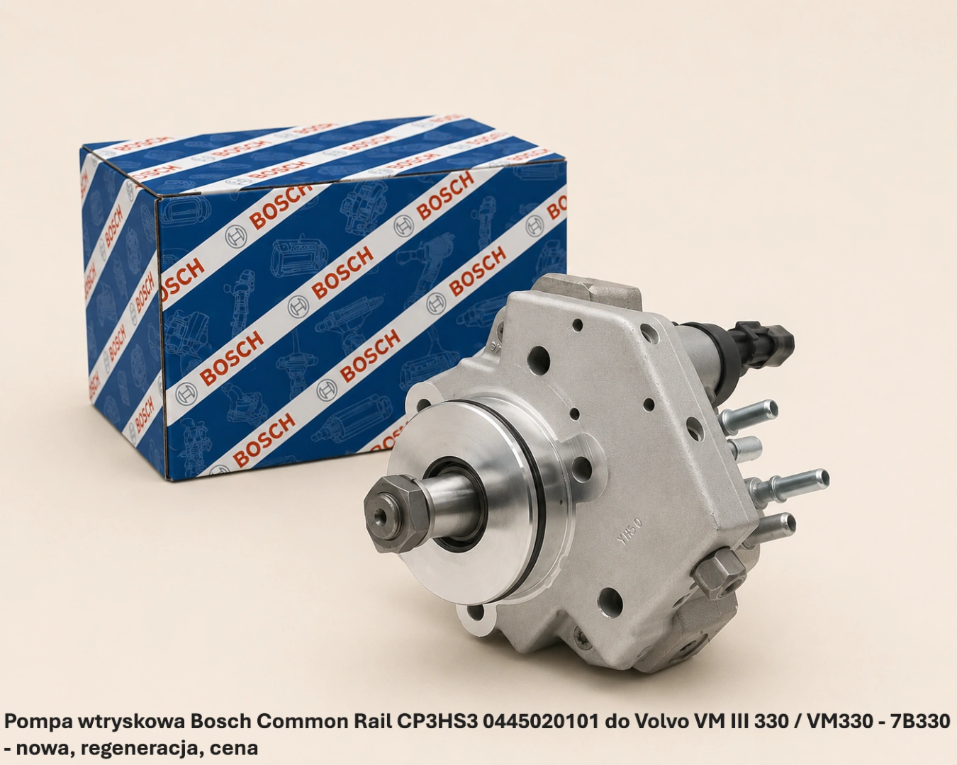 Pompa wtryskowa Bosch Common Rail CP3HS3 0445020101 do Volvo VM III 330 / VM330 - 7B330 - nowa, regeneracja, cena