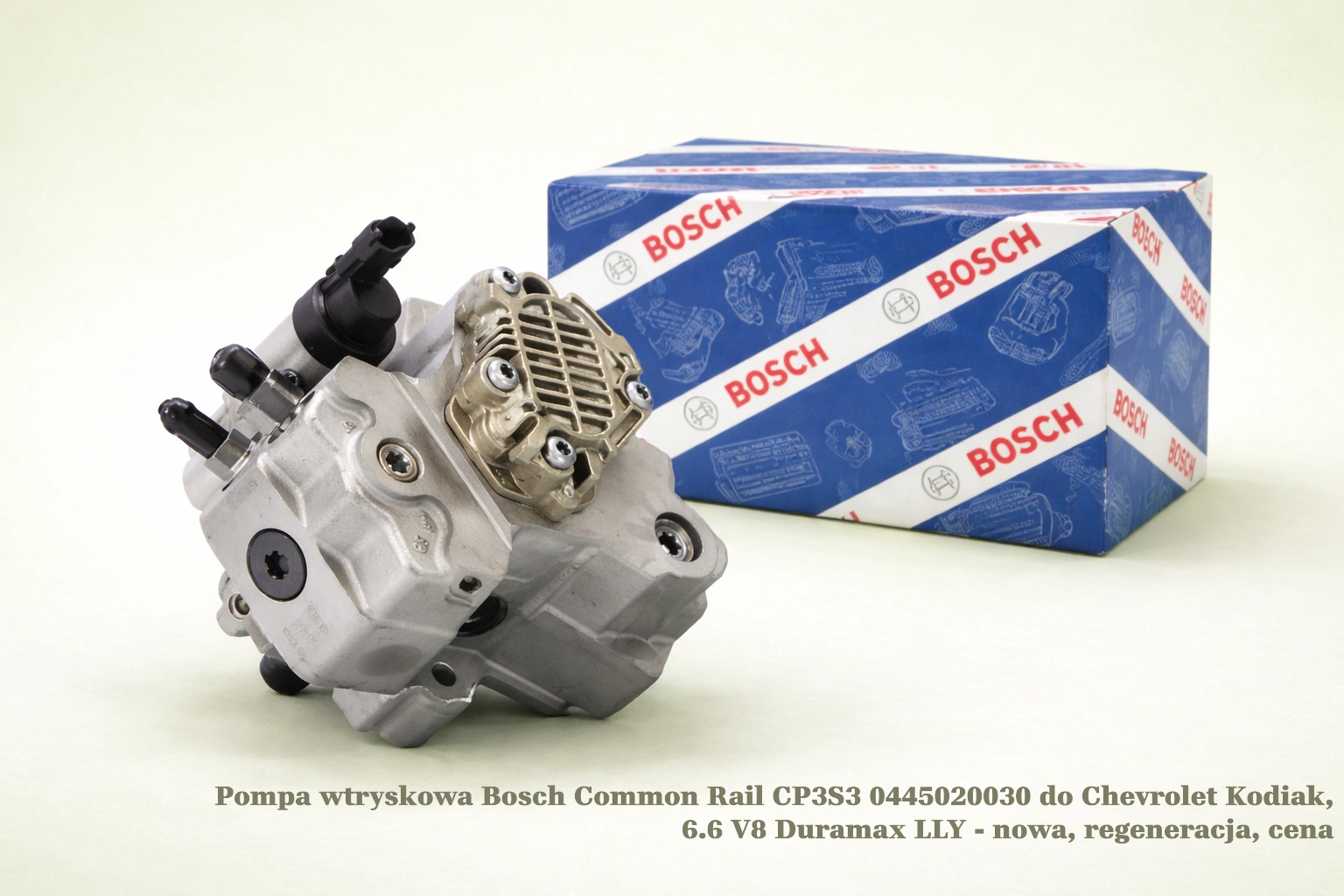 Pompa wtryskowa Bosch Common Rail CP3S3 0445020030 do Chevrolet Kodiak, 6.6 V8 Duramax LLY - nowa, regeneracja, cena