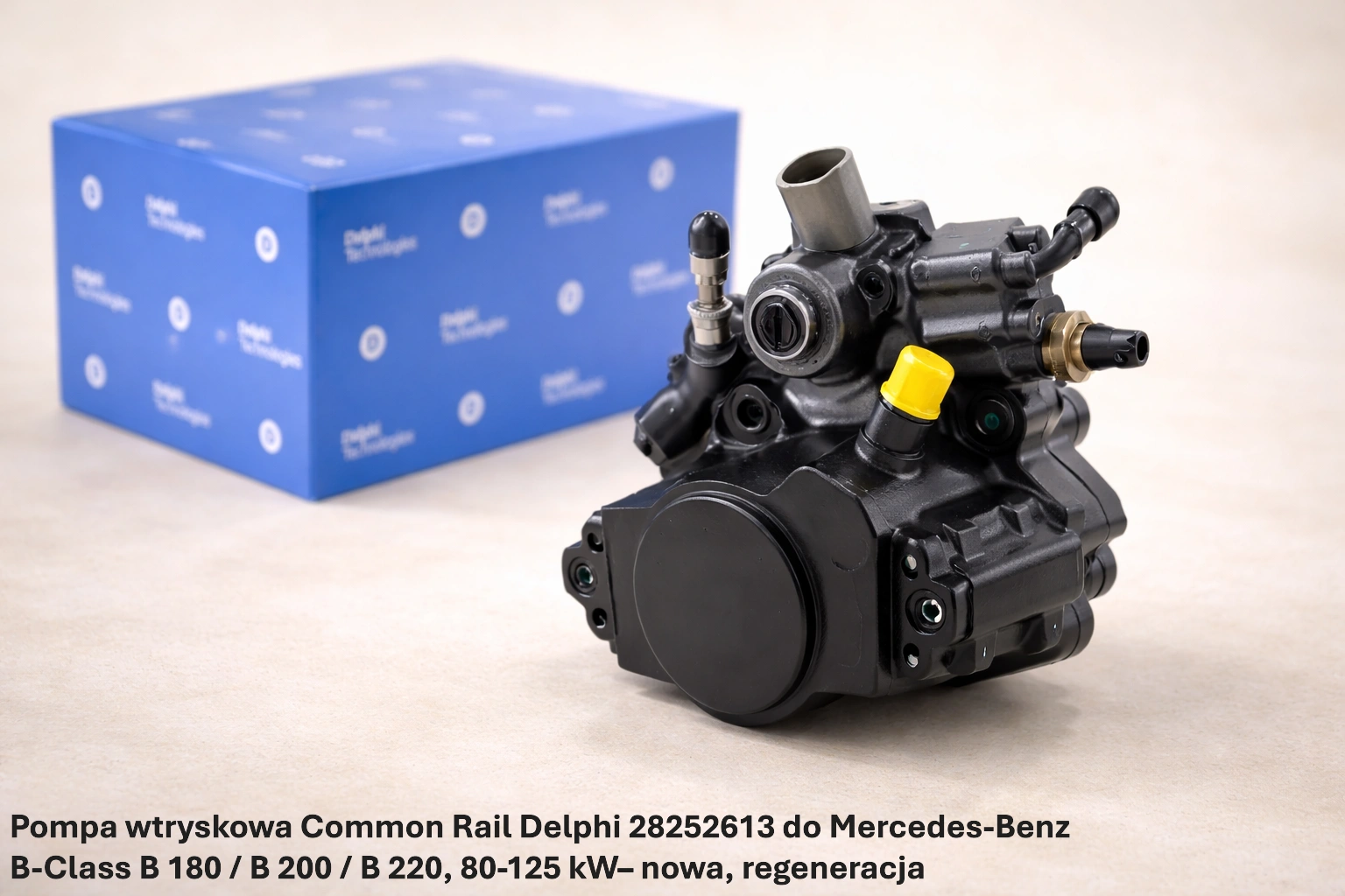 Pompa wtryskowa Common Rail Delphi 28252613 do Mercedes-Benz B-Class B 180 / B 200 / B 220, 80-125 kW– nowa, regeneracja