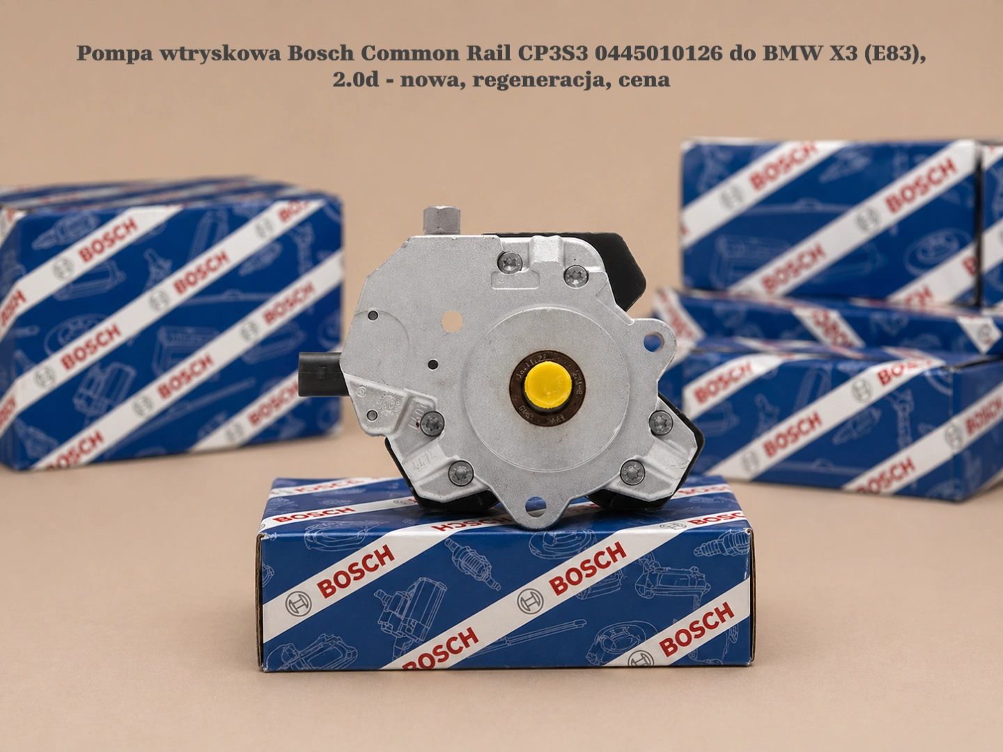 Pompa wtryskowa Bosch Common Rail CP3S3 0445010126 do BMW X3 (E83), 2.0d - nowa, regeneracja, cena