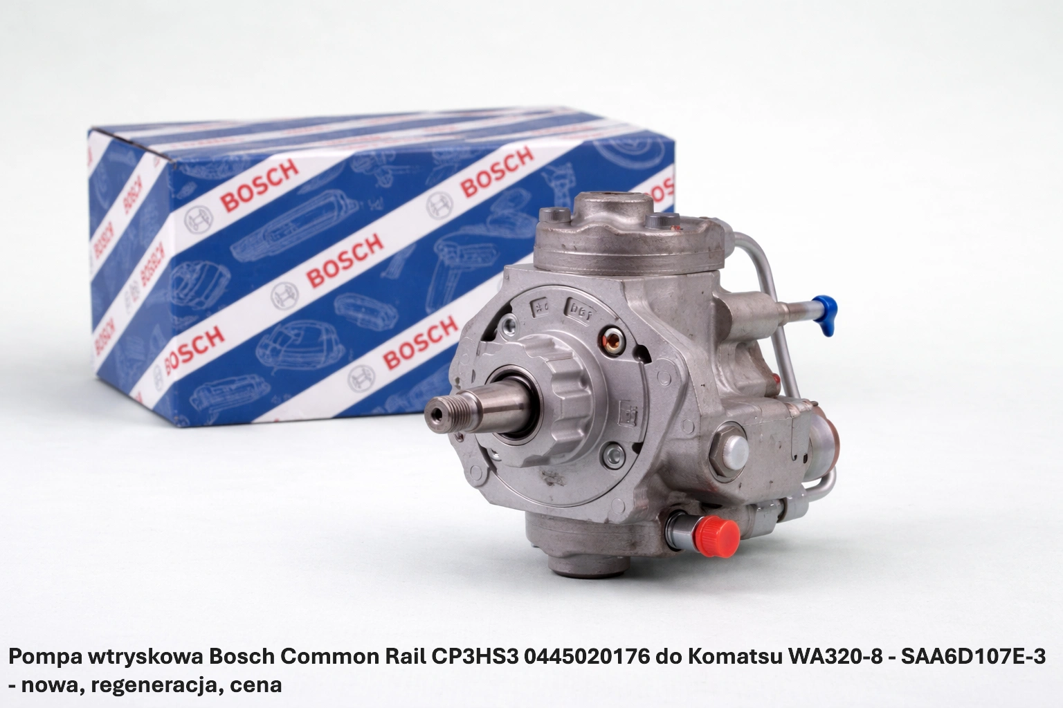 Pompa wtryskowa Bosch Common Rail CP3HS3 0445020176 do Komatsu WA320-8 - SAA6D107E-3 - nowa, regeneracja, cena