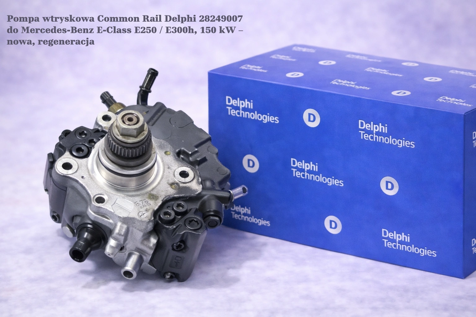 Pompa wtryskowa Common Rail Delphi 28249007 do Mercedes-Benz E-Class E250 / E300h, 150 kW Pompa wtryskowa Common Rail Delphi 28249007 do Mercedes-Benz E-Class E250 / E300h, 150 kW – nowa, regeneracja