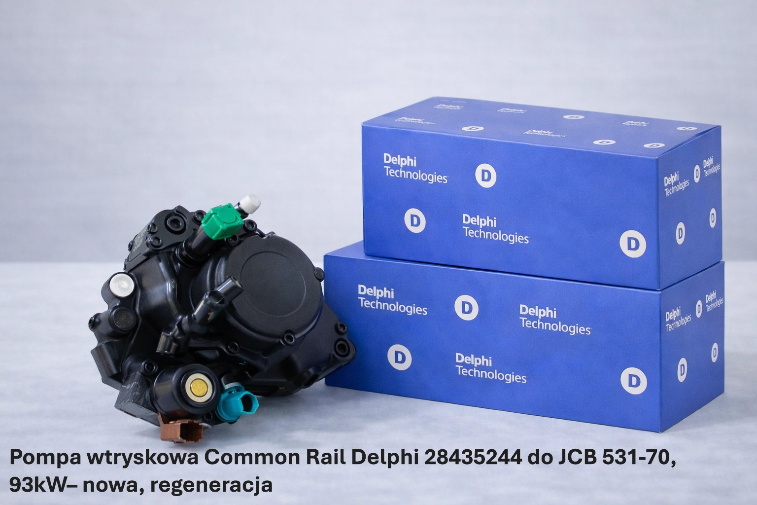 Pompa wtryskowa Common Rail Delphi 28435244 do JCB 531-70, 93kW Pompa wtryskowa Common Rail Delphi 28435244 do JCB 531-70, 93kW– nowa, regeneracja