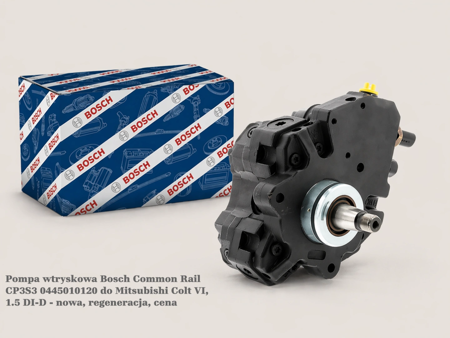Pompa wtryskowa Bosch Common Rail CP3S3 0445010120 do Mitsubishi Colt VI, 1.5 DI-D - nowa, regeneracja, cena
