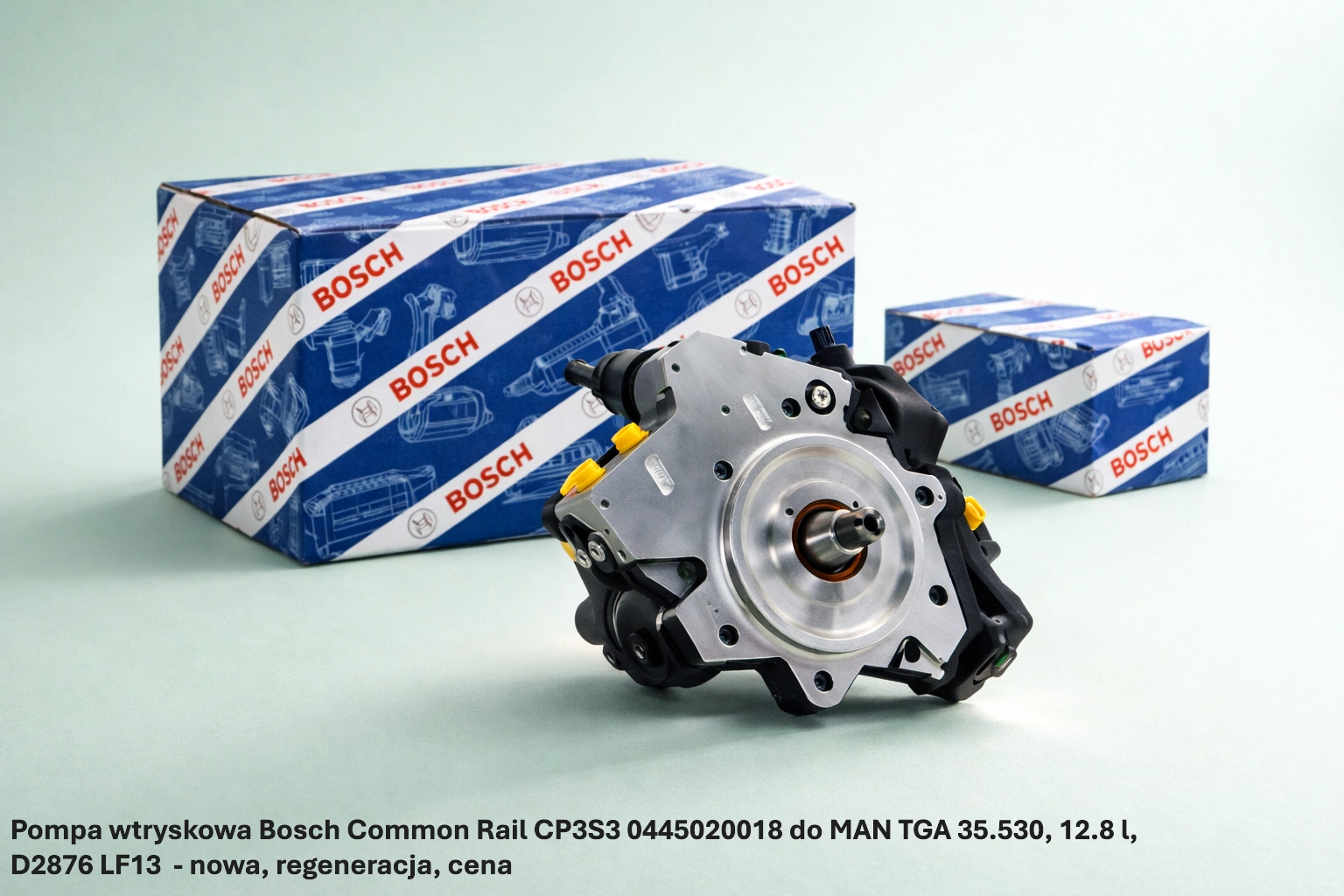 Pompa wtryskowa Bosch Common Rail CP3S3 0445020018 do MAN TGA 35.530, 12.8 l, D2876 LF13- nowa, regeneracja, cena