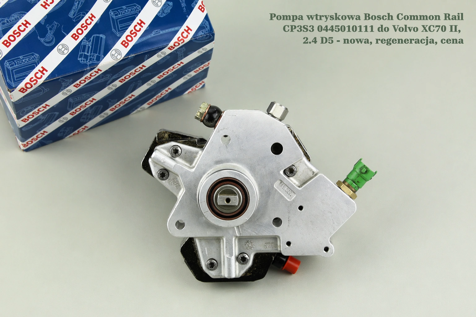 Pompa wtryskowa Bosch Common Rail CP3S3 0445010111 do Volvo XC70 II, 2.4 D5 - nowa, regeneracja, cena