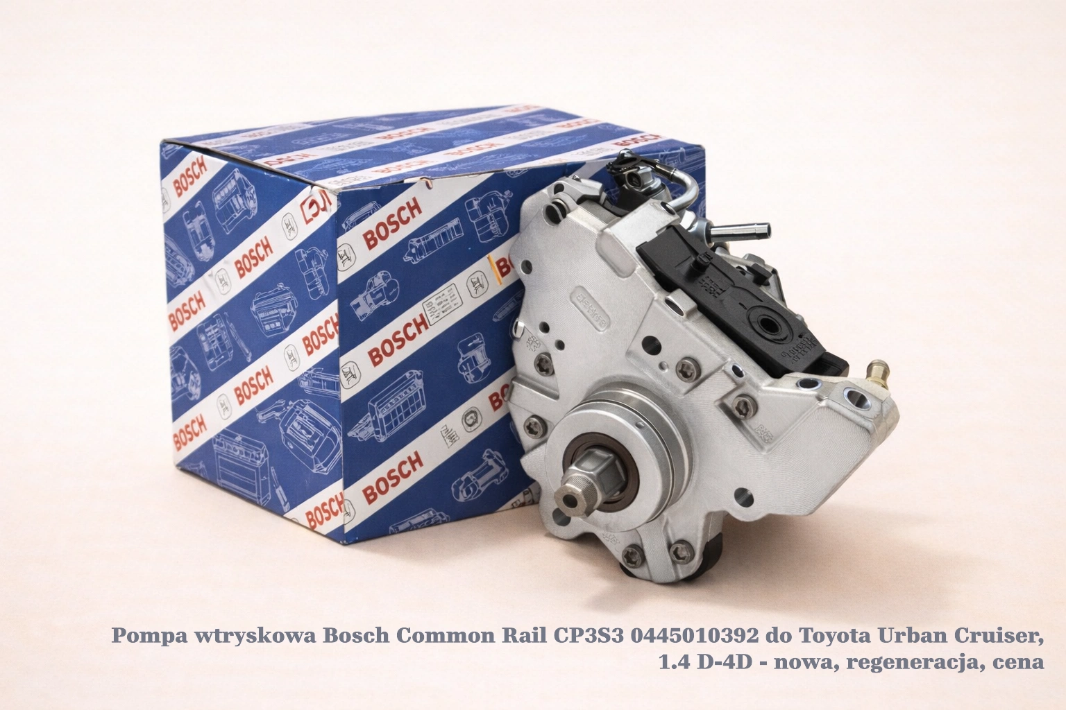 Pompa wtryskowa Bosch Common Rail CP3S3 0445010392 do Toyota Urban Cruiser, 1.4 D-4D - nowa, regeneracja, cena