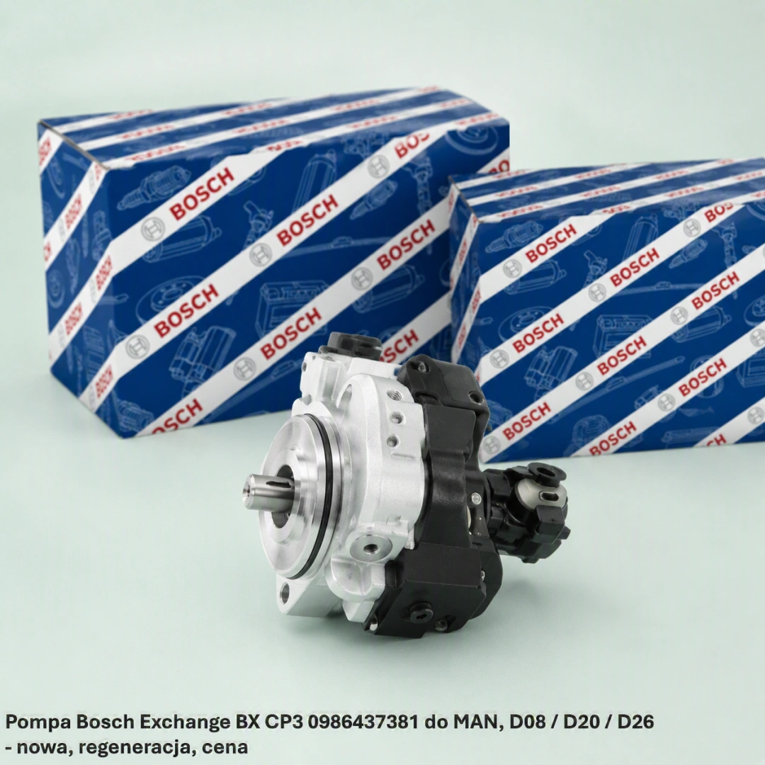 Pompa Bosch Exchange BX CP3 0986437381 do MAN, D08 / D20 / D26 