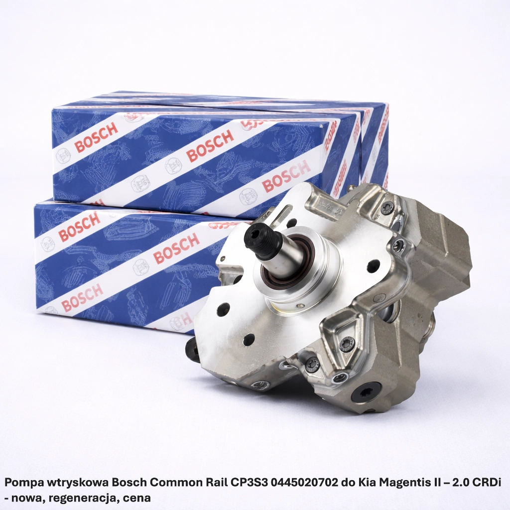 Pompa wtryskowa Bosch Common Rail CP3S3 0445020702 do Kia Magentis II – 2.0 CRDi - nowa, regeneracja, cena