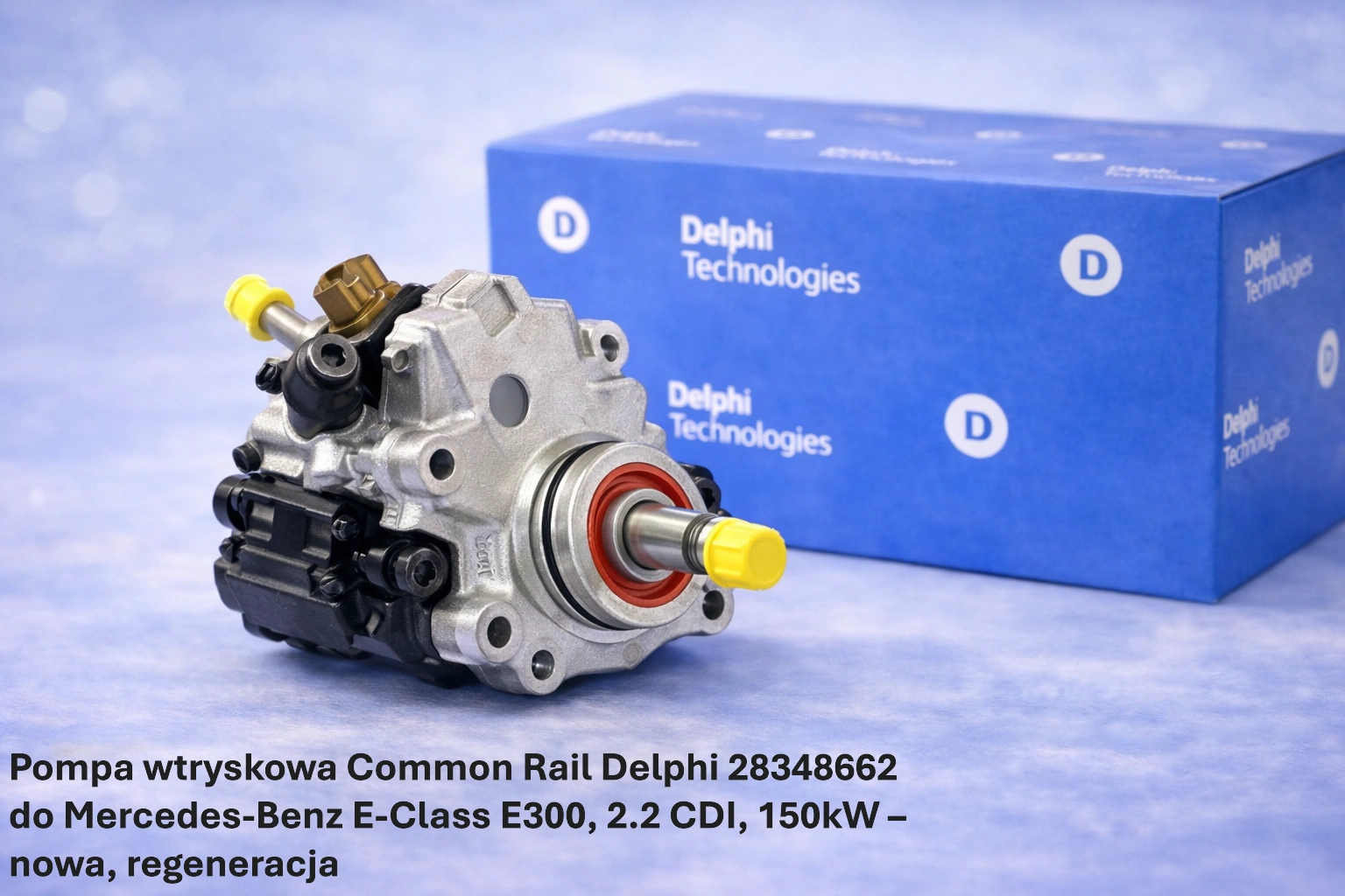 Pompa wtryskowa Common Rail Delphi 28348662 do Mercedes-Benz E-Class E300, 2.2 CDI, 150kW – nowa, regeneracja