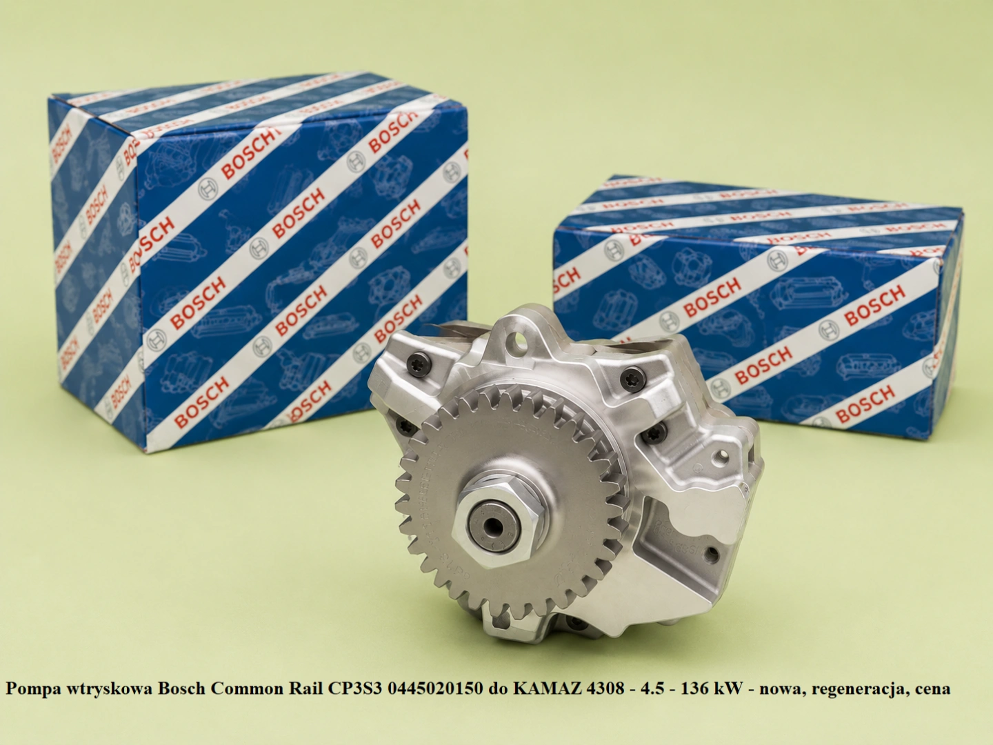 Pompa wtryskowa Bosch Common Rail CP3S3 0445020150 do KAMAZ 4308 - 4.5 - 136 kW Pompa wtryskowa Bosch Common Rail CP3S3 0445020150 do KAMAZ 4308 - 4.5 - 136 kW - nowa, regeneracja, cena
