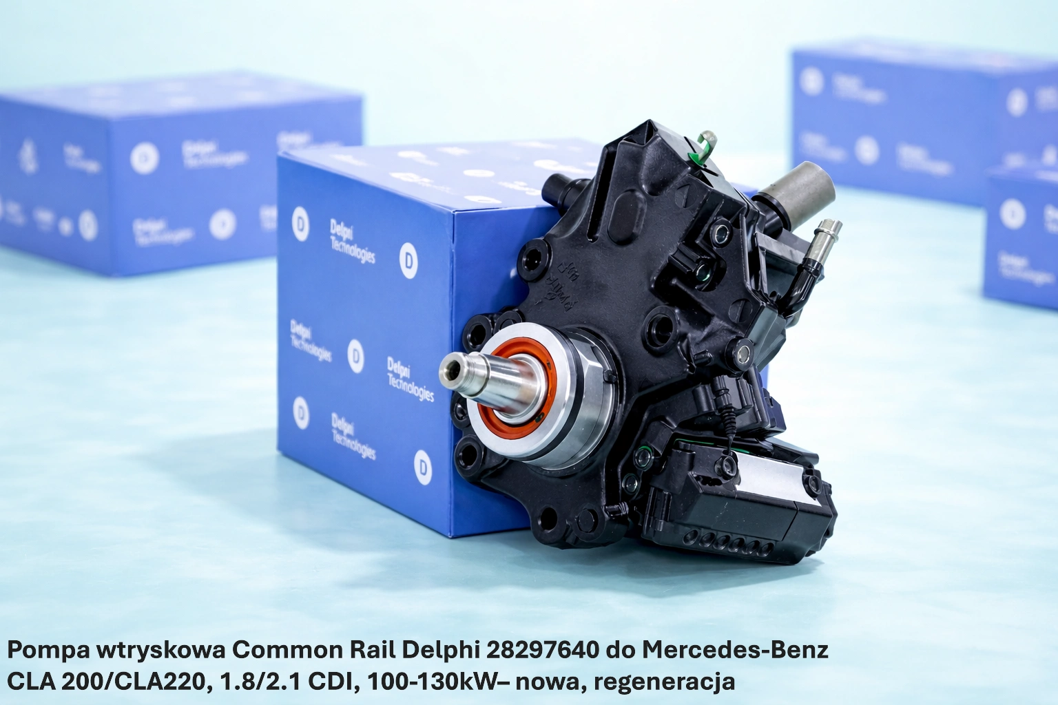 Pompa wtryskowa Common Rail Delphi 28297640 do Mercedes-Benz CLA 200/CLA220, 1.8/2.1 CDI, 100-130kW– nowa, regeneracja
