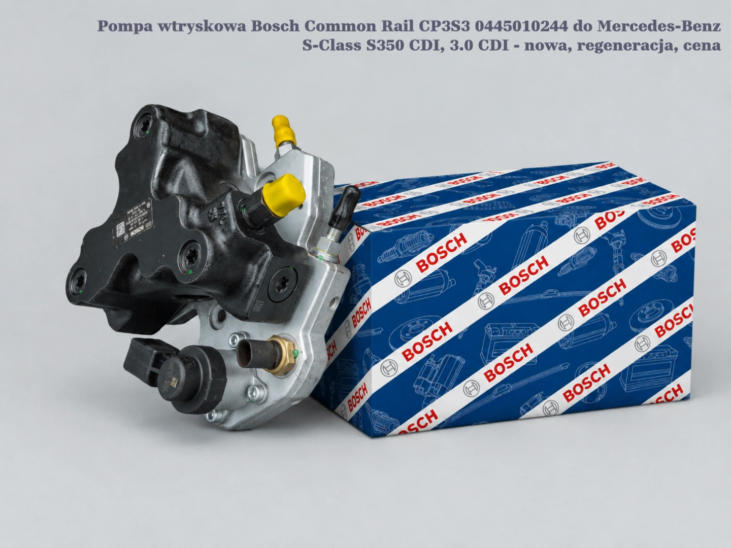 Pompa wtryskowa Bosch Common Rail CP3S3 0445010244 do Mercedes-Benz S-Class S350 CDI, 3.0 CDI Pompa wtryskowa Bosch Common Rail CP3S3 0445010244 do Mercedes-Benz S-Class S350 CDI, 3.0 CDI - nowa, regeneracja, cena